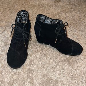 Wedge booties